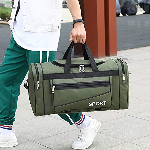 Tanlys Duffle Bag 10 Years Durable Gym Bag Travel Duffel Bag for men women (Green)