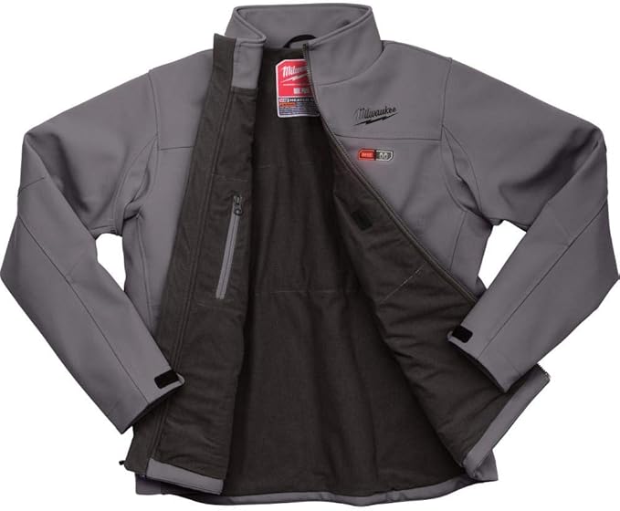 gray milwaukee heated jacket