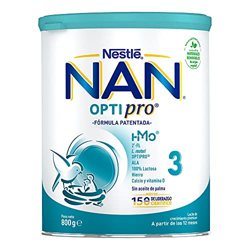Nestlé Nan Optipro 3 Fórmula de Crecimiento en Polvo, 12 Meses +, 800g