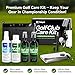 Pro Golf Club Care Kit – Cleaner, Polish, Brush, Groove Sharpener, Grip Cleaner, Magnetic Towel & Leather Bag – Restores Clubs, Removes Rust & Scratches, Renews Tackiness – Golf Gifts for Golfers