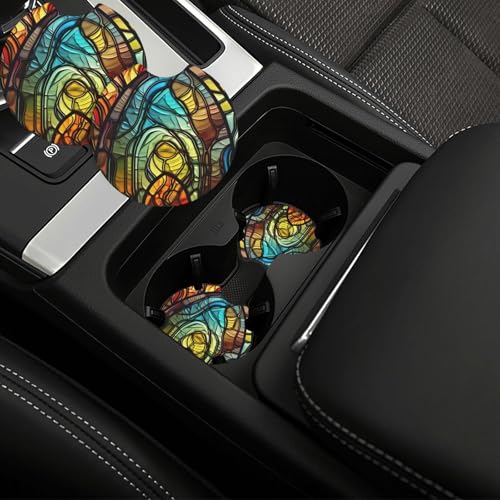 Portavasos de Coche Universal Redondo 2 Pzas Neopreno miniatura 1