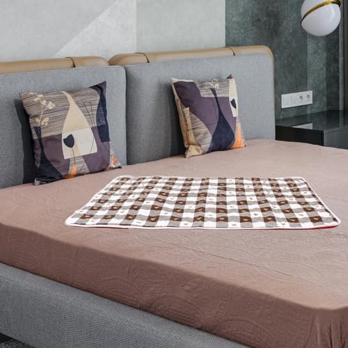 TOVINANNA Almofada De Cama Lavável E Reutilizável Absorvente À Prova D'água Sob A Almofada Fralda D