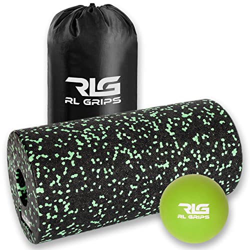RL Grips™ Foam Roller 30 cm + Bola Masaje 63 cm