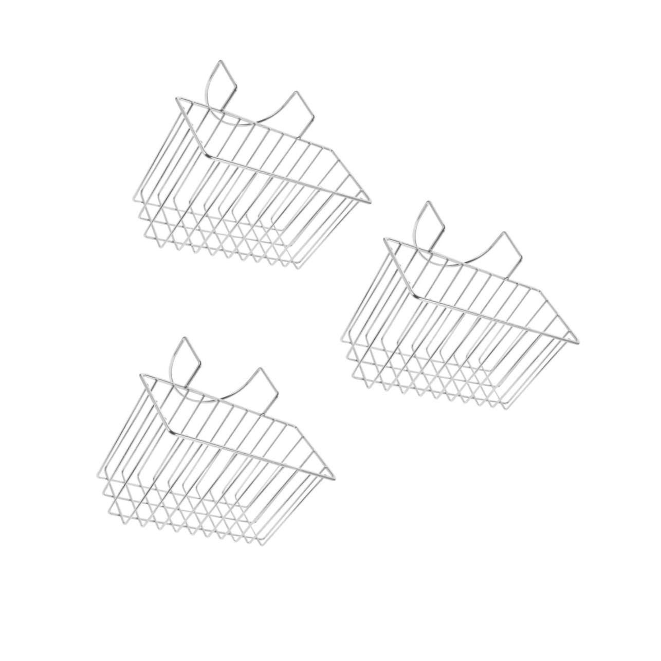 Cabilock 3 Piezas Fregadero escurridor sobre el Estante para Platos del Fregadero escurridor de Platos Sink Storage Rack Sink Organizer Filtro Esponja Fregadero contenedor de Almacenamiento