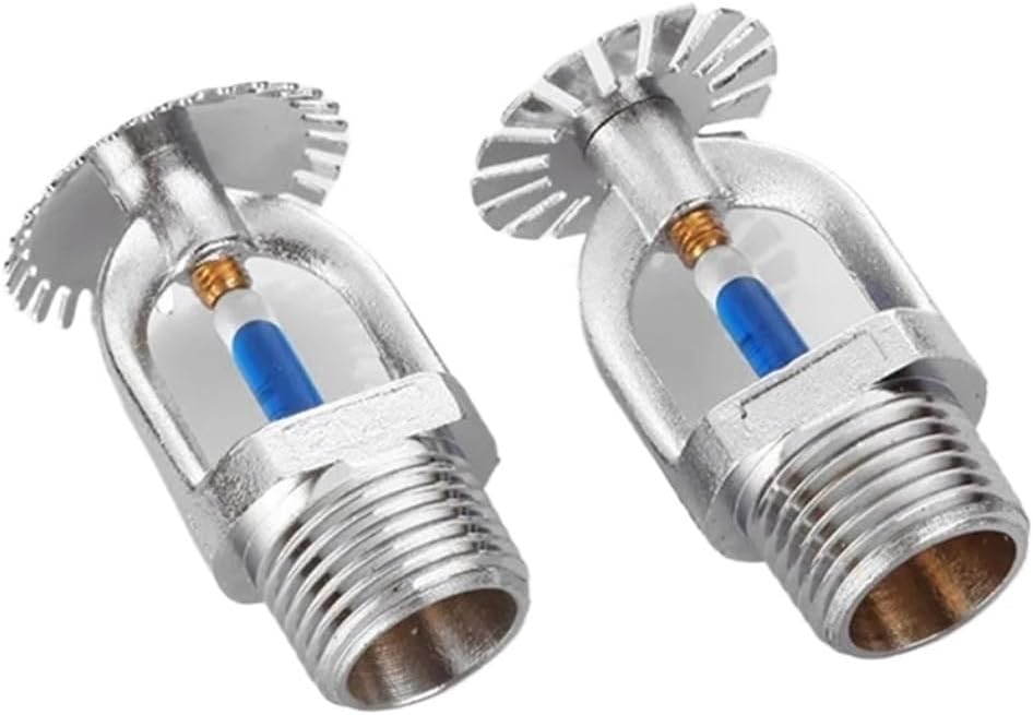 5Pcs Fire Sprinkler Head DN15/141 Degree High Temperature Resistant Extinguishing System Equipment Spray(UP TYPE)