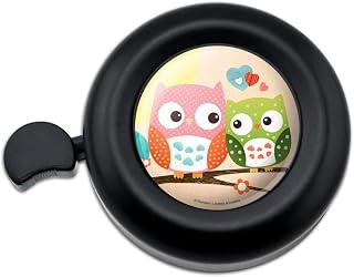 GRAPHICS & MORE Owl BFFs Best Friends Couple Love Bicycle Handlebar Bike Bell