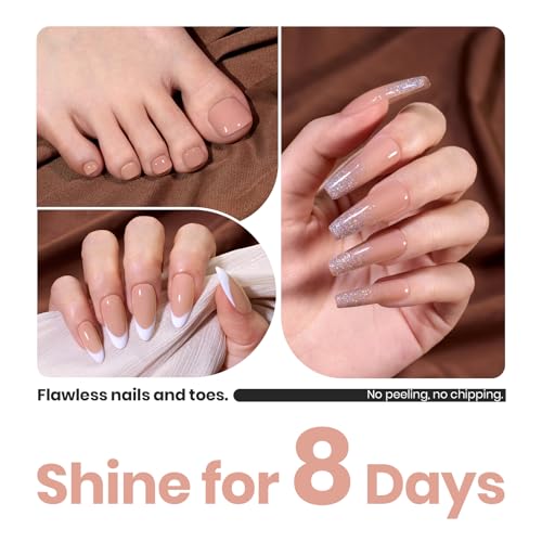Image of Beetles Nail Polish, Jelly Nail Polish Nude Nail Concealer Fast Dry Quick