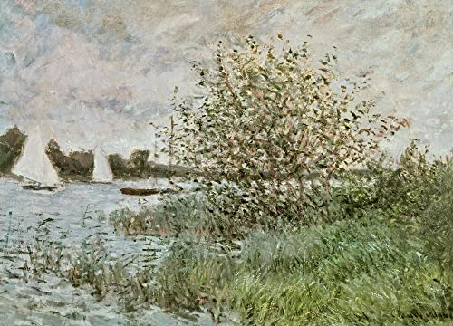 Impression d'art mural Monet Les Bords de Seine pour créer un salon poétique