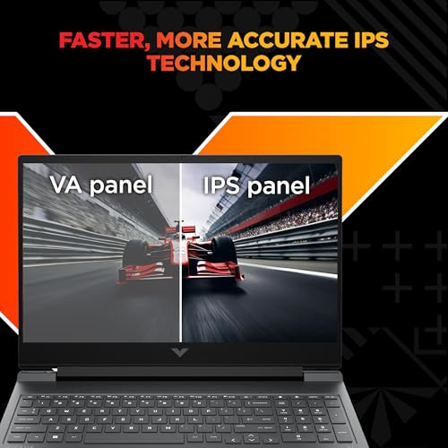 Image of HP Victus, 14th Gen Intel Core i5-14450HX, 6GB RTX 3050 Gaming Laptop, (16GB DDR5, 512GB SSD) 144Hz, IPS, 16.1inch(40.9cm) Flicker-Free, Win 11, M365* Office24, Mica Silver,2.31kg, RGB, R1705tx