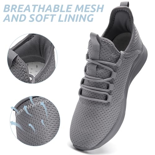 Image of Running Womens Shoes Fashion Walking Sports Gym Tennis Breathable Slip on Ladies Non Slip Lightweight Jogging Sneakers