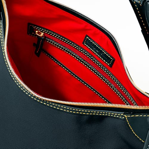 Dooney & Bourke Shoulder Bags for Women, Large Nylon Shoulder Bag with Removable & Adjustable Leather Handle3