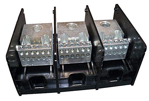 Pwr Dist Block, 350A, 3P, 4AWG-500 MCM, 600V
