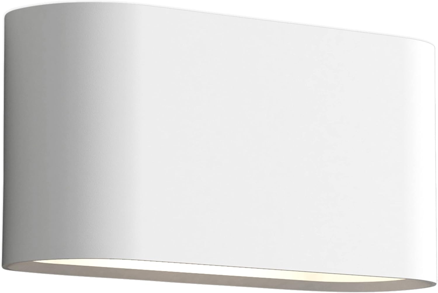 White Plaster Dimmable LED Wall Sconce