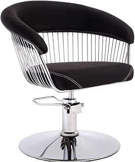 Silla De Peluquero De Salón Simple Profesional Peluquería En Salón De Belleza Afeitado Giratorio Altura Ajustable Asiento