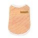Pet Shirt, Howstar Dog Cat Clothes Puppy Classic Vest Striped T-shirt Pet Summer Apparel (Orange, M)