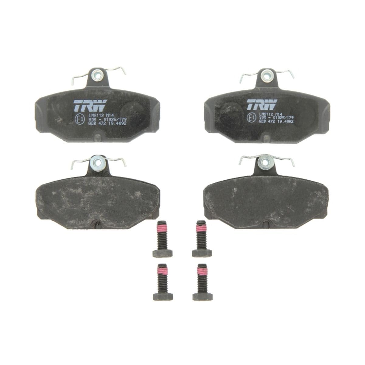 TRW Automotive AfterMarket GDB472 pastilla de freno