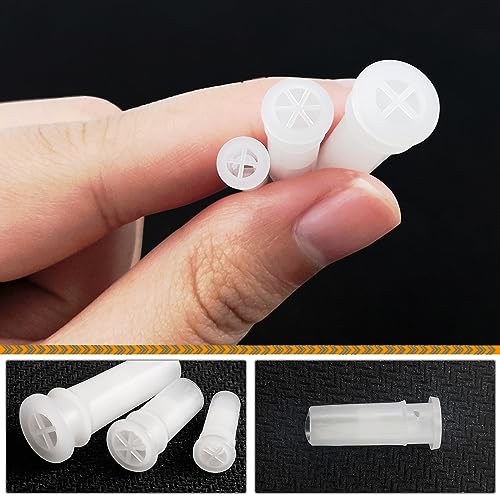 Boloest 70stk Quietscher Spielzeug Reparatur Reed Noise Maker Insert Ersatz für Hund Haustier Spielzeug Reparatur Schuhe Pfeife(3 Größe)