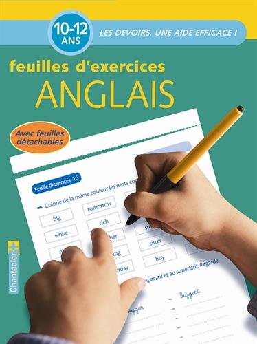 Les devoirs - feuilles d'ex. Anglais (10-12 a.)