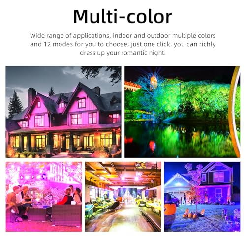 RGB-LED-Flood-Light-Outdoor-Color-Changing-Led-Stage-Landscape-Lights-300W-Equivalent-3000-LM-Bluetooth-Smart-Floodlights-2700K-Timing-Music-Sync-IP66-US-3-Plug-2-Pack