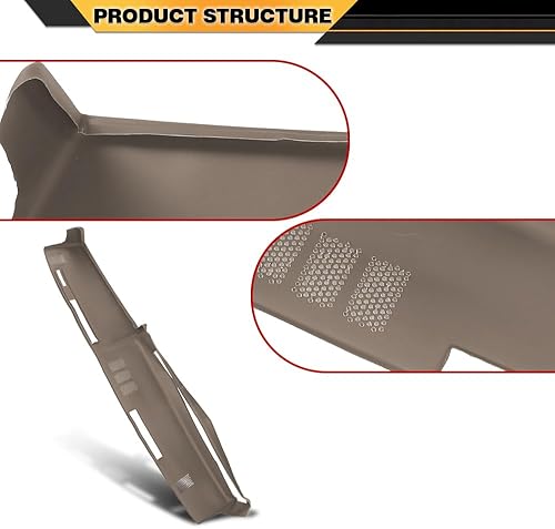 Miniatura 9 de Cubierta de salpicadero compatible con Chevy tamaño completo GMC 1981-1987compatible con Chevy SUV GMC 1981-1991 cubierta de tablero beige