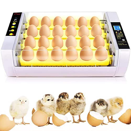 24 Oeufs Couveuse Automatique avec Auto Retourneur d'oeufs Cover