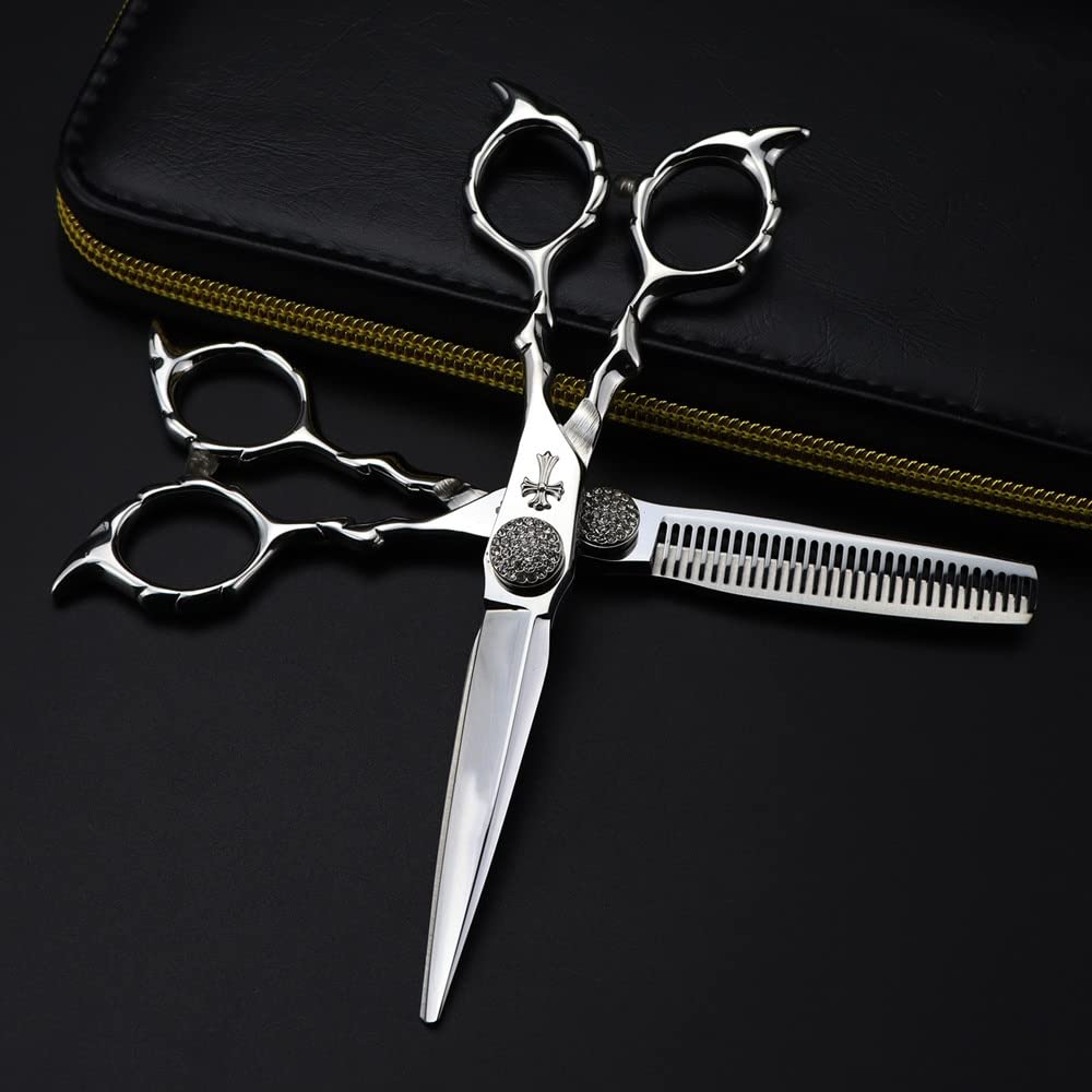 Ciseaux de Coiffure Professionnels idéaux pour sculpter les dégradés et les barbes au quotidien