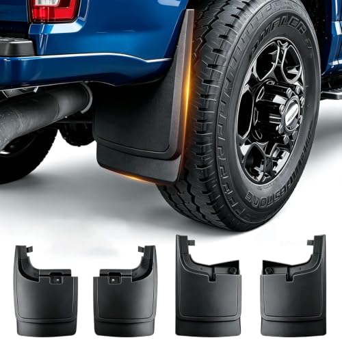 Image of Sunsdrew Mud Flaps for 2017-2026 Ford F250 /F350 Accessories