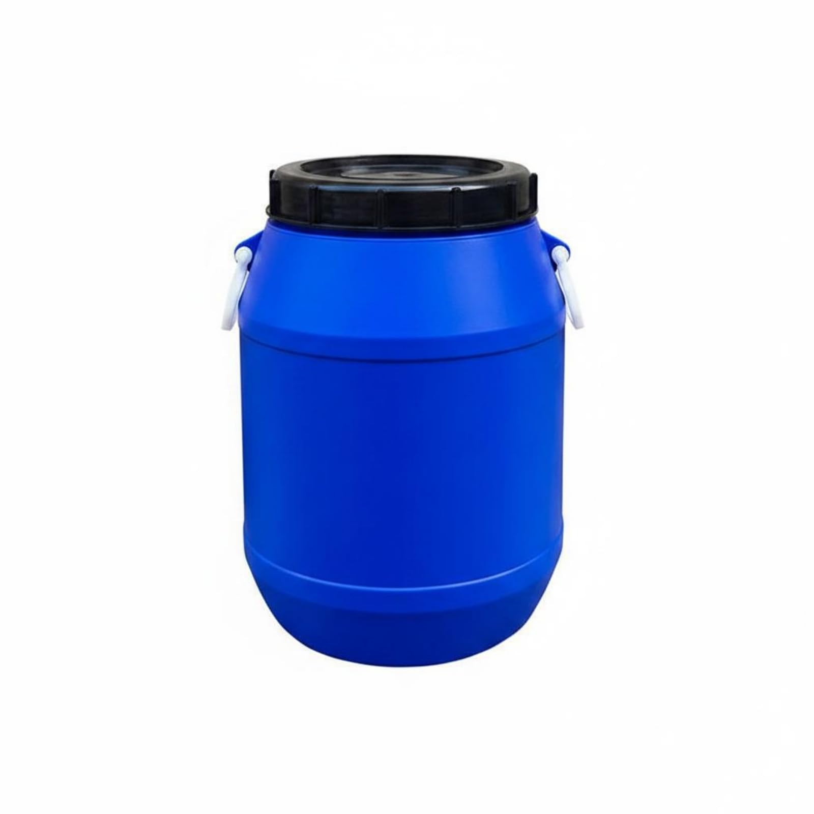 rockible 25 L Contenitore Alimentare Sigillato Multifunzione Contenitore Alimentare Facile da Pulire Bidone HDPE per Fermentazione, Casa, 25 Litri 50 Jin Blu Barile Rotondo Spesso