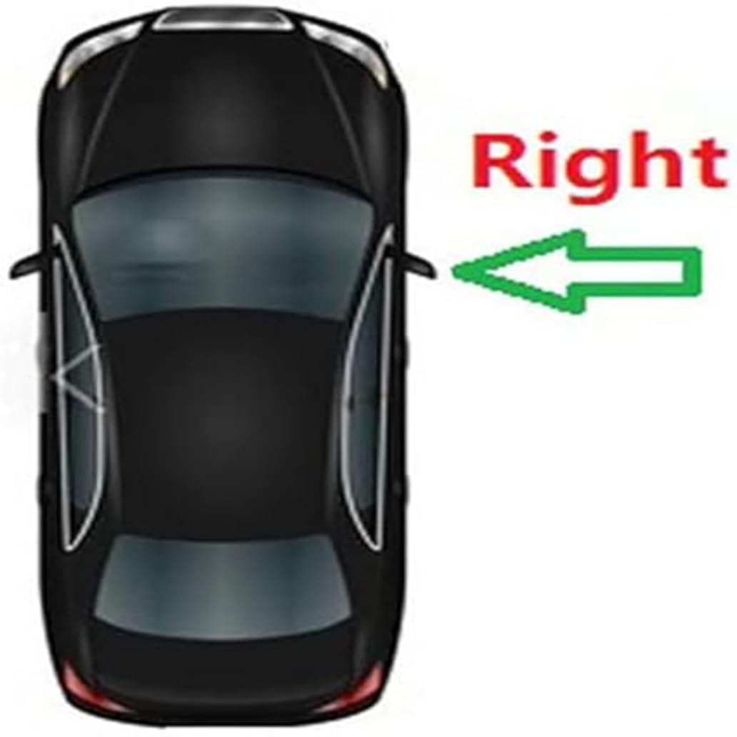 para Hyundai Grand Santa Fe XL 2017-2020 Cristal de Espejo Retrovisor Calefactado con Placa Trasera,Right