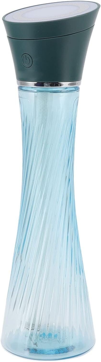 per Uso Domestico Umidificatore Piccolo Umidificatore da Tavolo Funzione Luce Notturna Mini umidificatore Compatto Silenzioso e Durevole, Verde Scuro