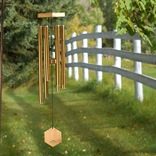 Wind Chimes for People Who Like Their Neighbors, Give a Thoughtful Memorial Gift or Love it as Your own Unique Outdoor Windchime, Made of Aluminum/Bamboo, a Beautiful Deep Tone Chime - Thumbnail 6