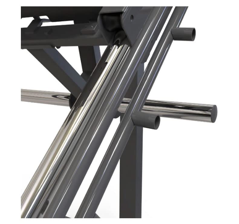 Ion Fitness - Macchina per Squat e Pressa per Le Gambe Compatibile con Dischi Olimpici - Supporta Fino a 200 kg - Pressa da Palestra con Angolo Regolabile - Struttura in Acciaio Inossidabile