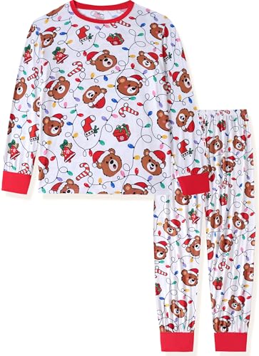 Image of Family Christmas Matching Set, Soft Lightweight Bamboo Viscose Holiday Wear Sets for all family members