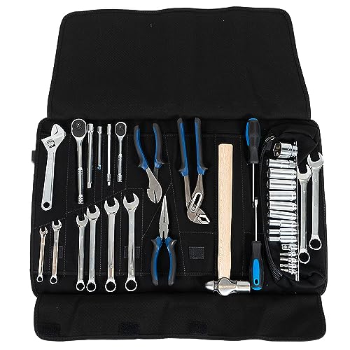 Image of PRP UTV Tool Kit for Can-Am X3, Sport, Trail, Commander | Includes 35 Essential Tools for UTV + Roll-Up Storage Bag with Easy-Grab Handle, Mounts to Vehicle