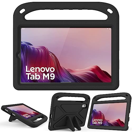 LANHOMEX For Lenovo Tab B9/���m�{ Tab M9/NEC LAVIE Tab T9�P�[�X�J�o�[9�C���`�^�u���b�g�P�[�X | EVA�f�ށA�̂���y�ʁA�ϏՌ����A�X�^���h�t���A�n���h���t���C�����₷�� �A�q���p�ی�P�[�X�J�o�[�C�S�ʕ�