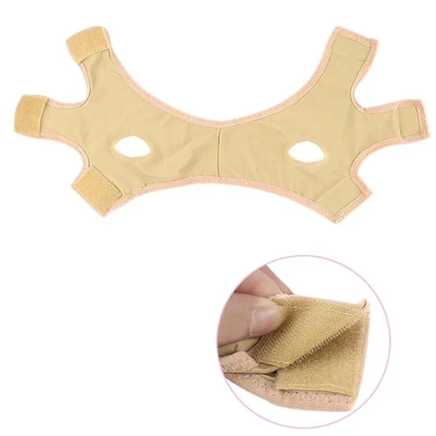 Facial Slimming Strap Reusable Face Slimming Bandage Women Chin Cheek Lift Up Belt Facial Massage Strap Skin Care Beauty Tools(S)