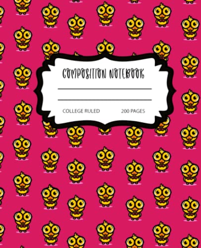 Smart Duck Composition Notebook Without Margins: Cute College Ruled Lined Paper Notebook Journal for Adults, Students, Teachers, School, College, Classroom, Business, Office & Home image 2