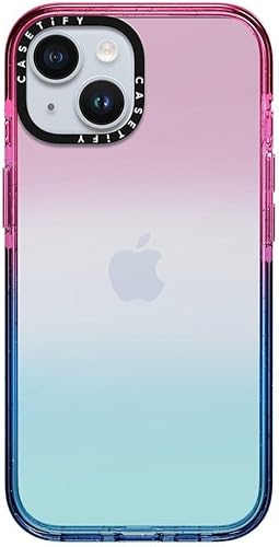 Miniatura 4 de CASETiFY Funda Impact para iPhone 15 4 veces probada contra caídas de grado militar, protección contra caídas de 8.2 pies - Algodón de azúcar