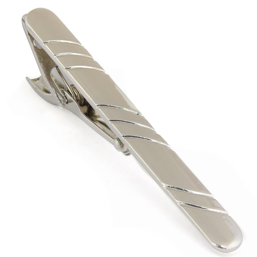 kavove Elegance Edge Silver Colour Tie Pin-picture-44