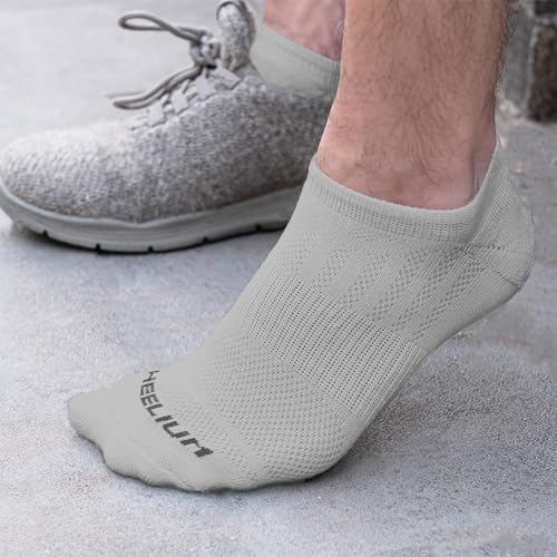 Image of HEELIUM Bamboo Ankle Socks for Men & Women | Ultra-Soft, Odour-Free, Thin & Breathable | 3X Softer than Cotton | Sizes - M (UK 4-8) & L (UK 9-13)