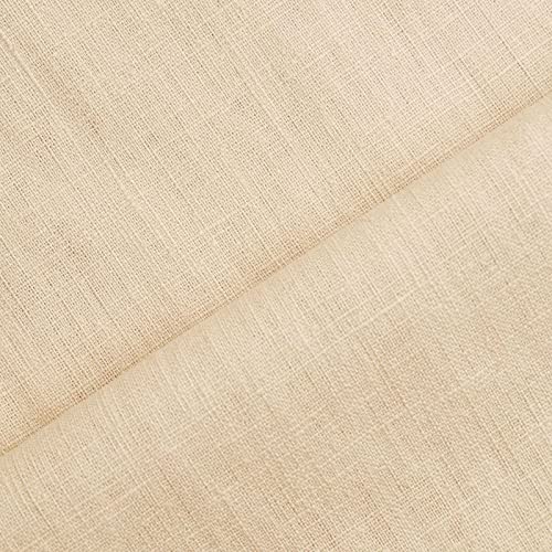 Holmar - tissu en lin - au mètre - pré lavé - 20 couleurs - beige