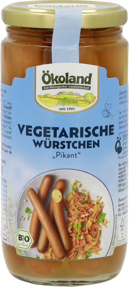 Vegetarische Würstchen PIKANT 18 x 380 g