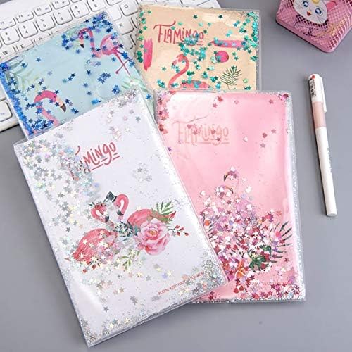toyRack Water Cover Notebook Diary / Unicorn Diary / Water Filled Diary with Giltter ( Pink)