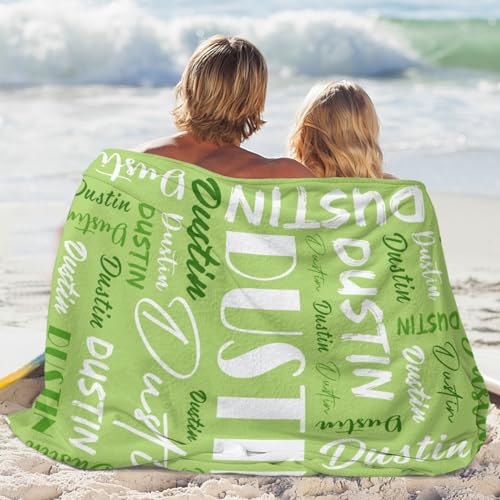 Personalized Blankets for Kids with Names Customized Blankets with Name for Adult Custom Blanket Gift for Birthday Christmas Valentines Day Gift