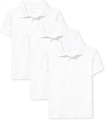 The Children's Place Boys Multipack Short Sleeve Performance Polos