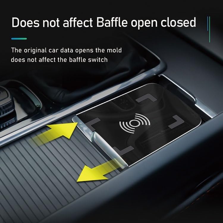 Ładowarka samochodowa QI bezprzewodowa Panel do ładowania telefonu 15 W, do VOLVO, XC90, XC60, S90, S60, V90, V60 Bezprzewodowa ładowarka samochodowa Bezprzewodowa ładowarka samochodowa