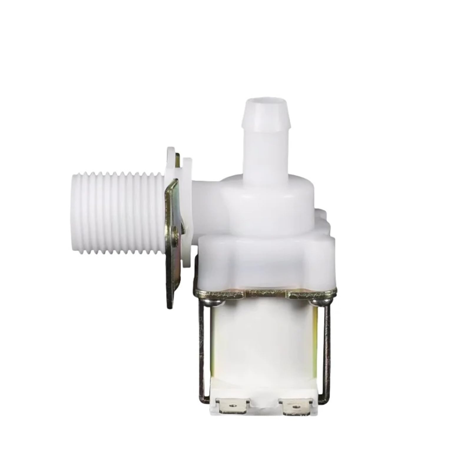 Válvula solenoide de plástico NC/NO for dispensador de agua, con rosca macho de 1/2", tubo de 12 mm, CA/CC 220 V, 24 V y 12 V.(N-p,220V,Open)