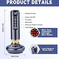 Vista 2 de cc&dd outdoors Masajeador avanzado de celulitis inalámbrico, recargable, 12 niveles de intensidad, masaje de cuerpo completo para una piel suave