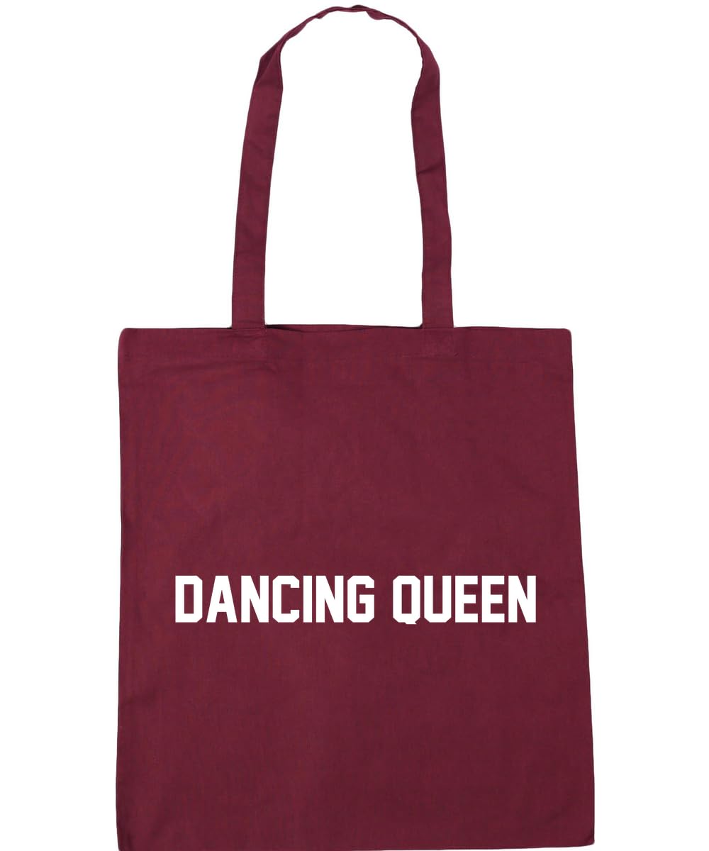 Hippowarehouse Dancing Queen Tote Shopping Gym Beach Bag 42cm x38cm, 10 litres โ image 1