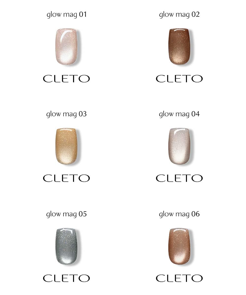 Amazon | CLETO クレト グローマグ 全6色 7g ジェルネイル マグネット